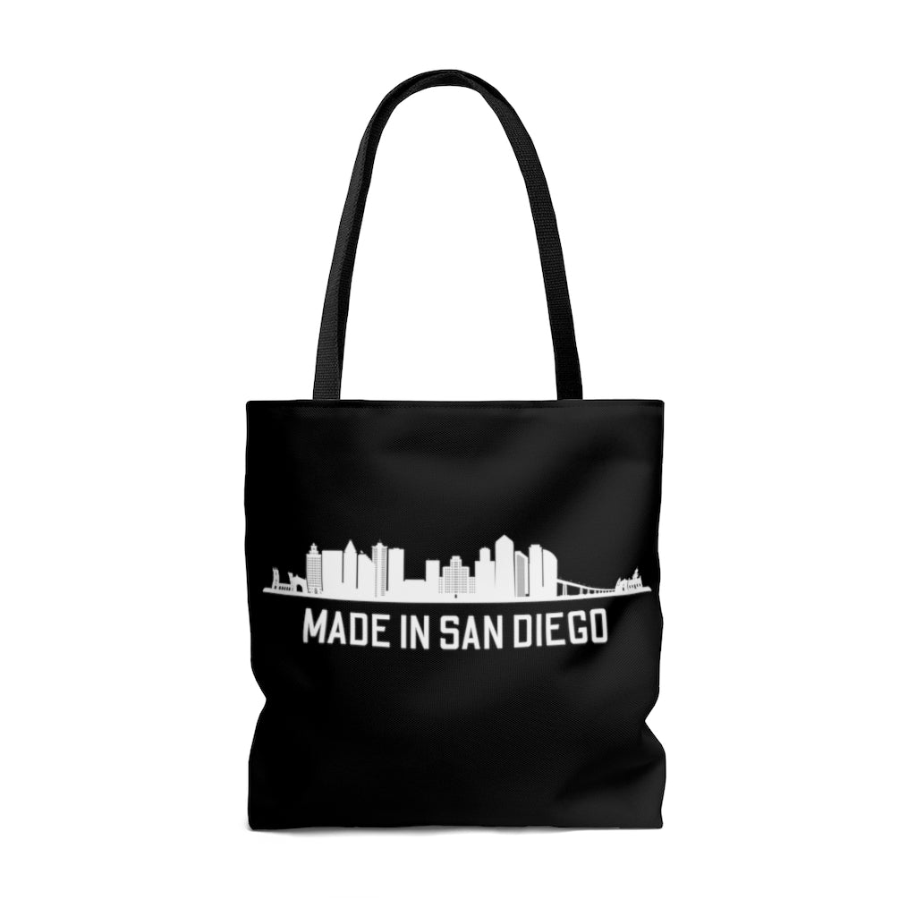 Made in San Diego Black Tote Bag