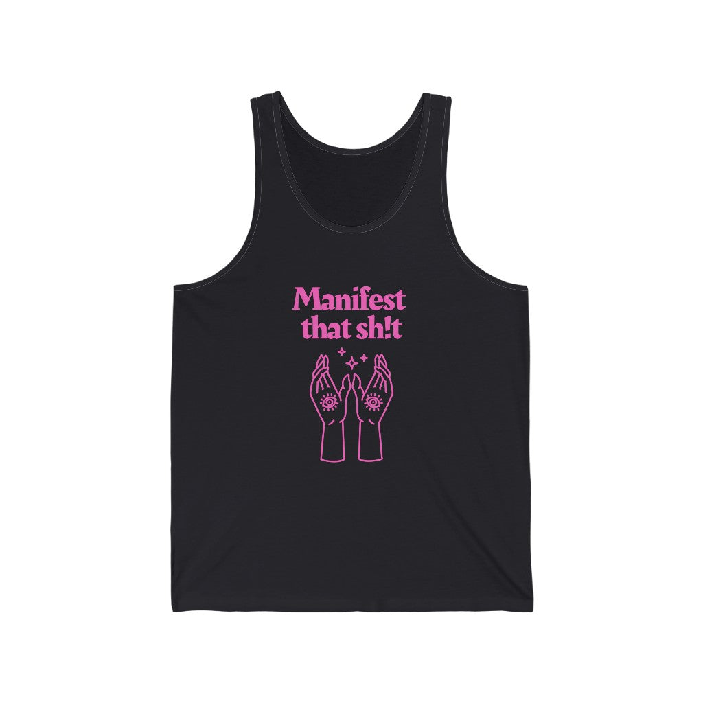 Manifest That Sh!t Tank-Top (Pink)