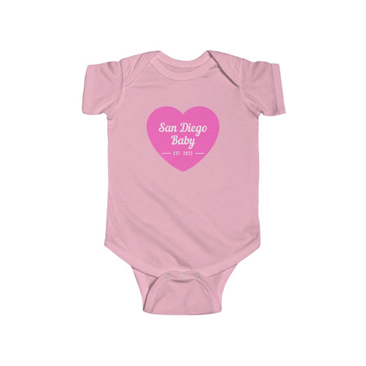 San Diego Baby Onesie (Pink)