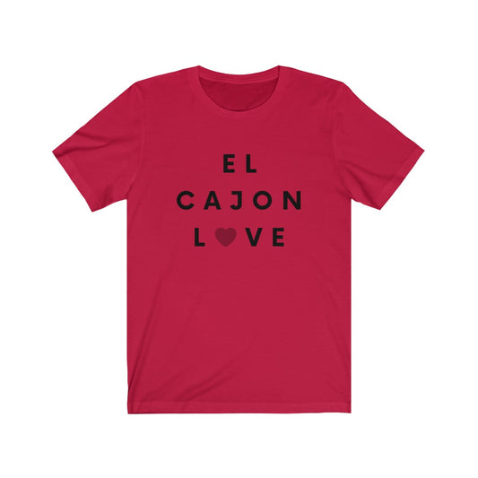 El Cajon Love Tee, San Diego County T-Shirt (Unisex) (Multiple Colors Avail)