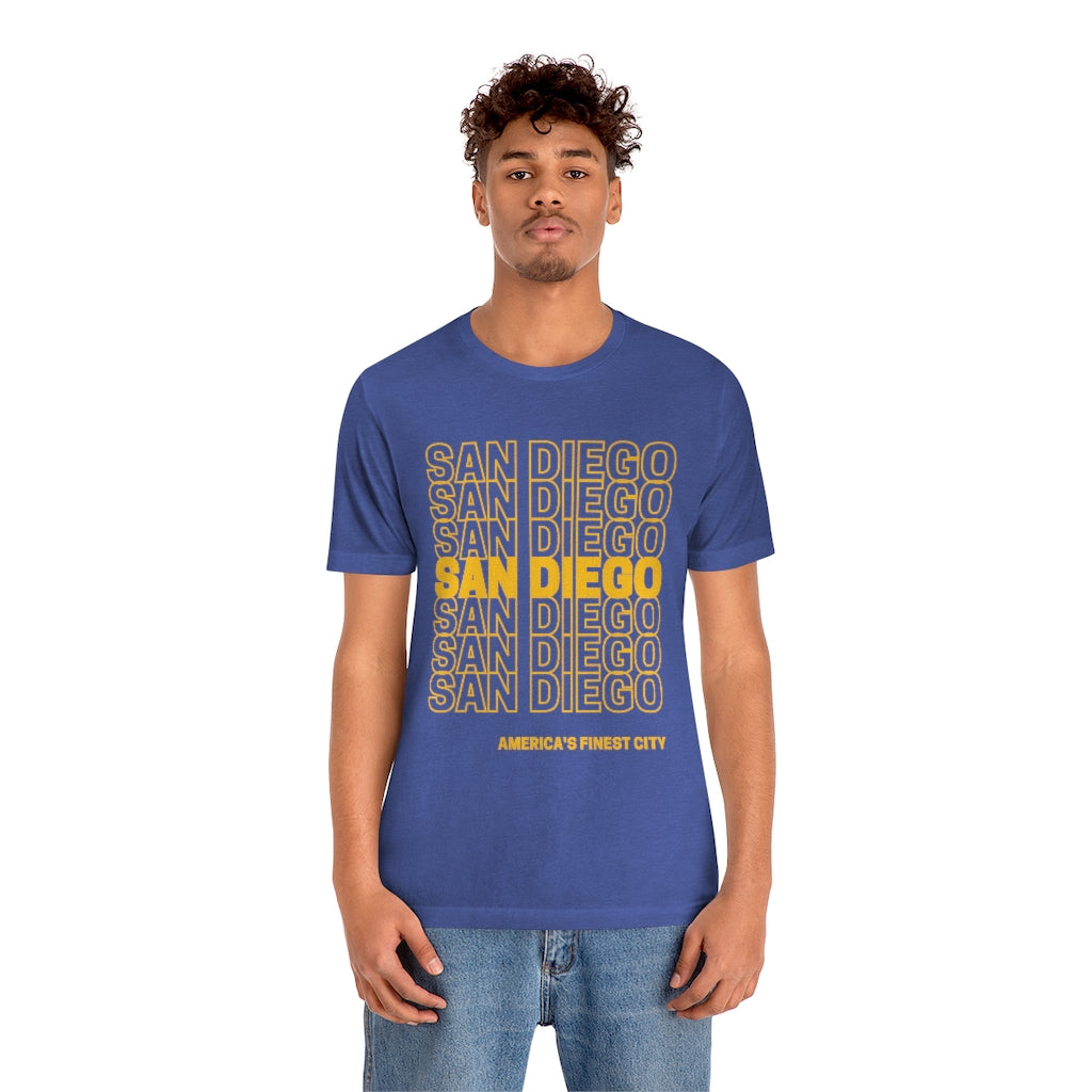 San Diego Brown and Gold T-shirt
