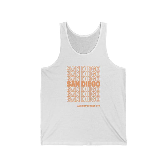 San Diego "Thank You" Tank (Orange)