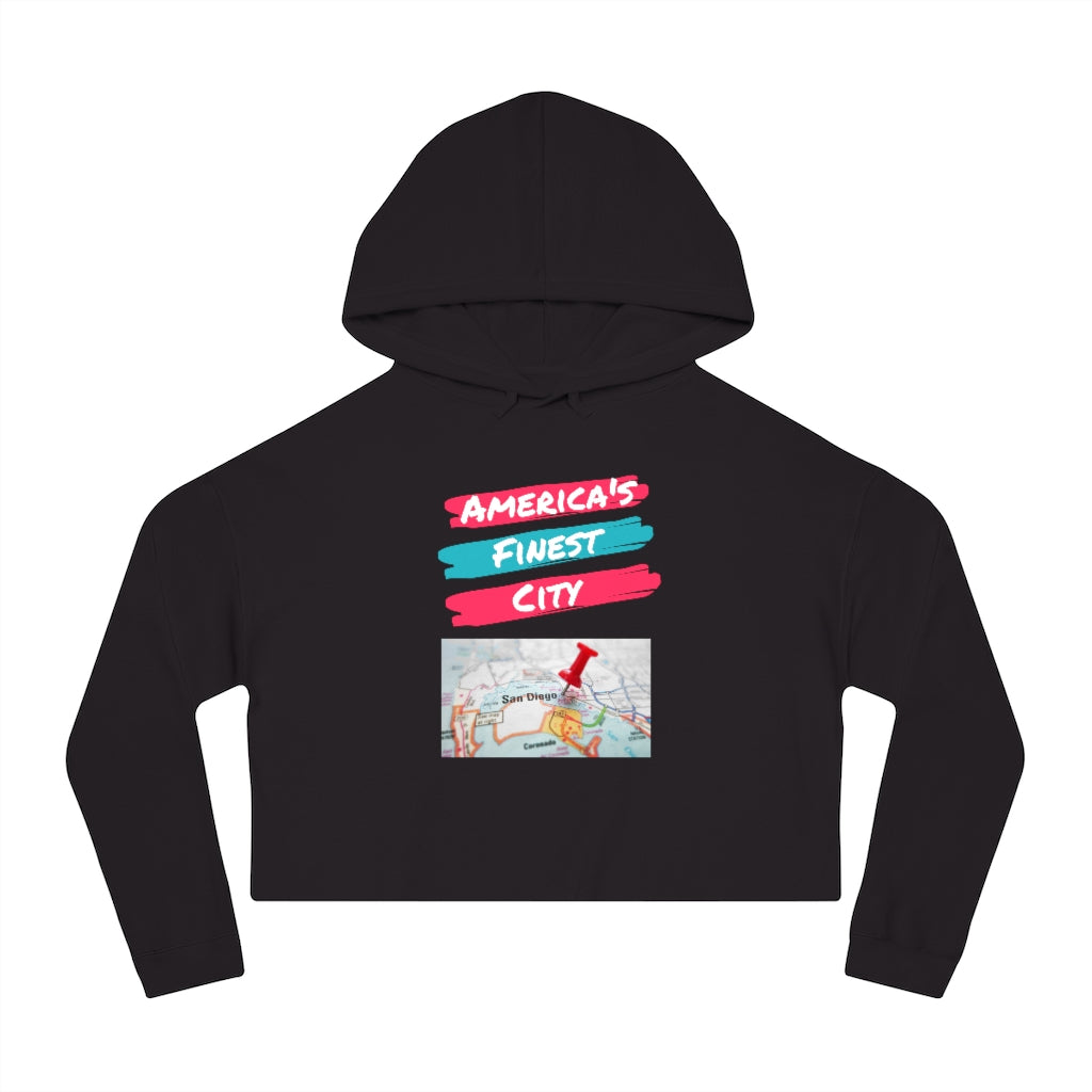 America's Finest City Women's Cropped Hoodie