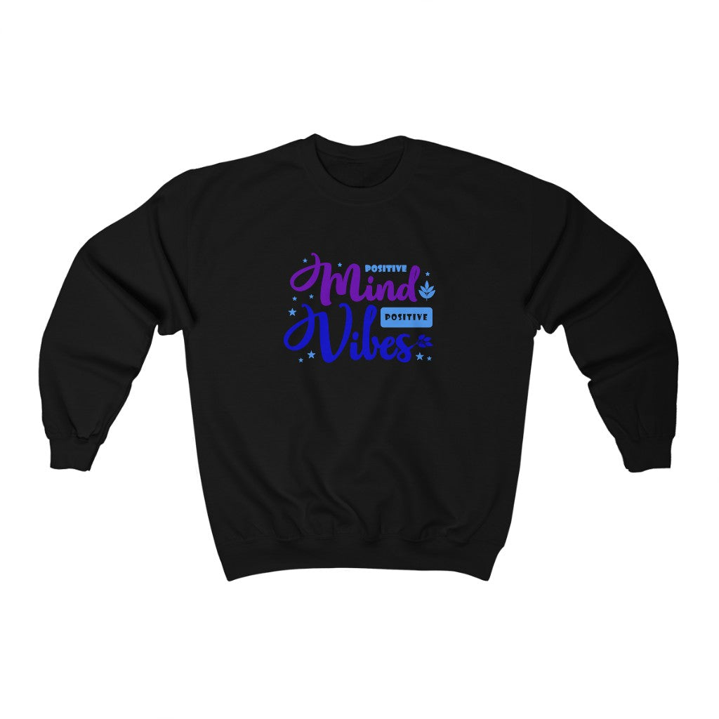 Positive Mind Positive Vibes Sweatshirt (Purple)
