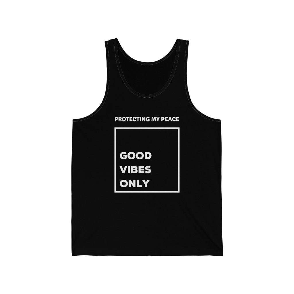 Protecting My Peace Tank- Good Vibes Only Top