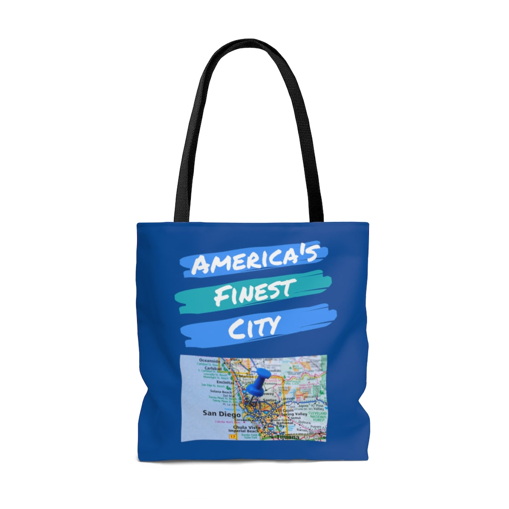 America's Finest City Blue Tote Bag
