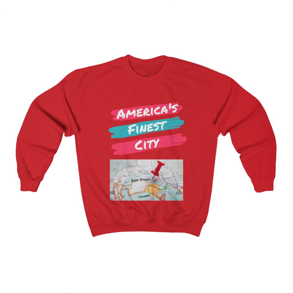 America's Finest City Sweatshirt (Red)