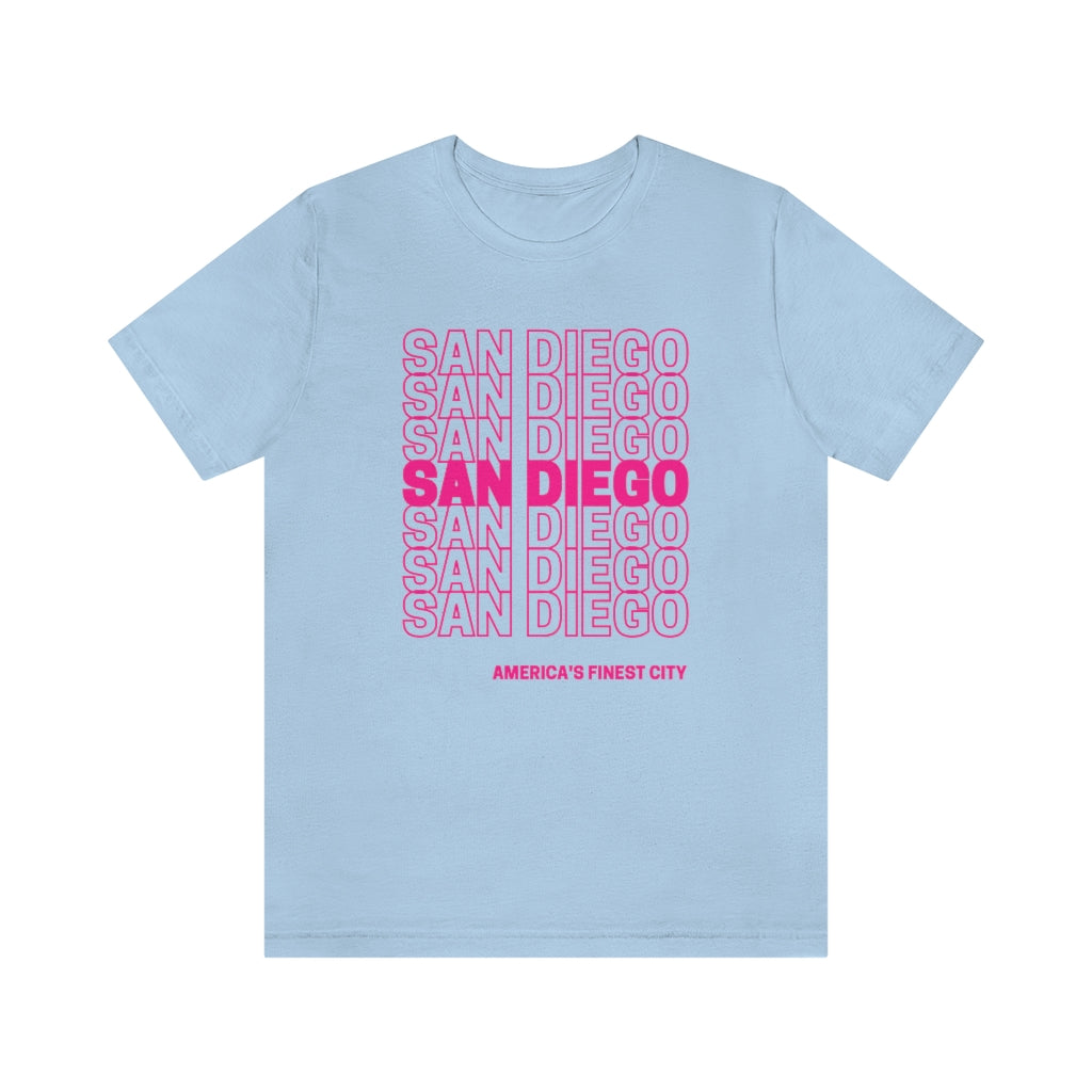 San Diego "Thank You" T-Shirt (Pink)