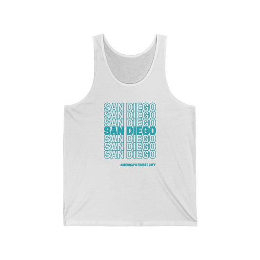 San Diego "Thank You" Tank (Teal)