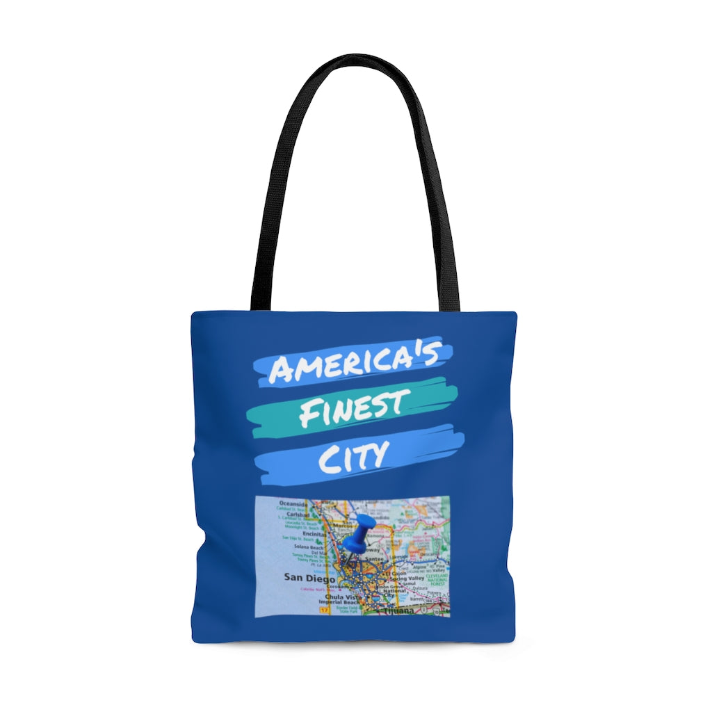 America's Finest City Blue Tote Bag
