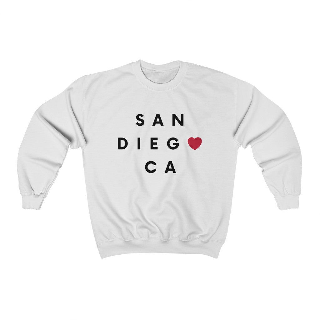 San Diego CA Sweatshirt, SD Sweater (Unisex) (Multiple Colors Avail)