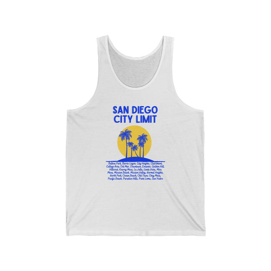 San Diego City Limit Tank | SD Areas (Royal Blue)
