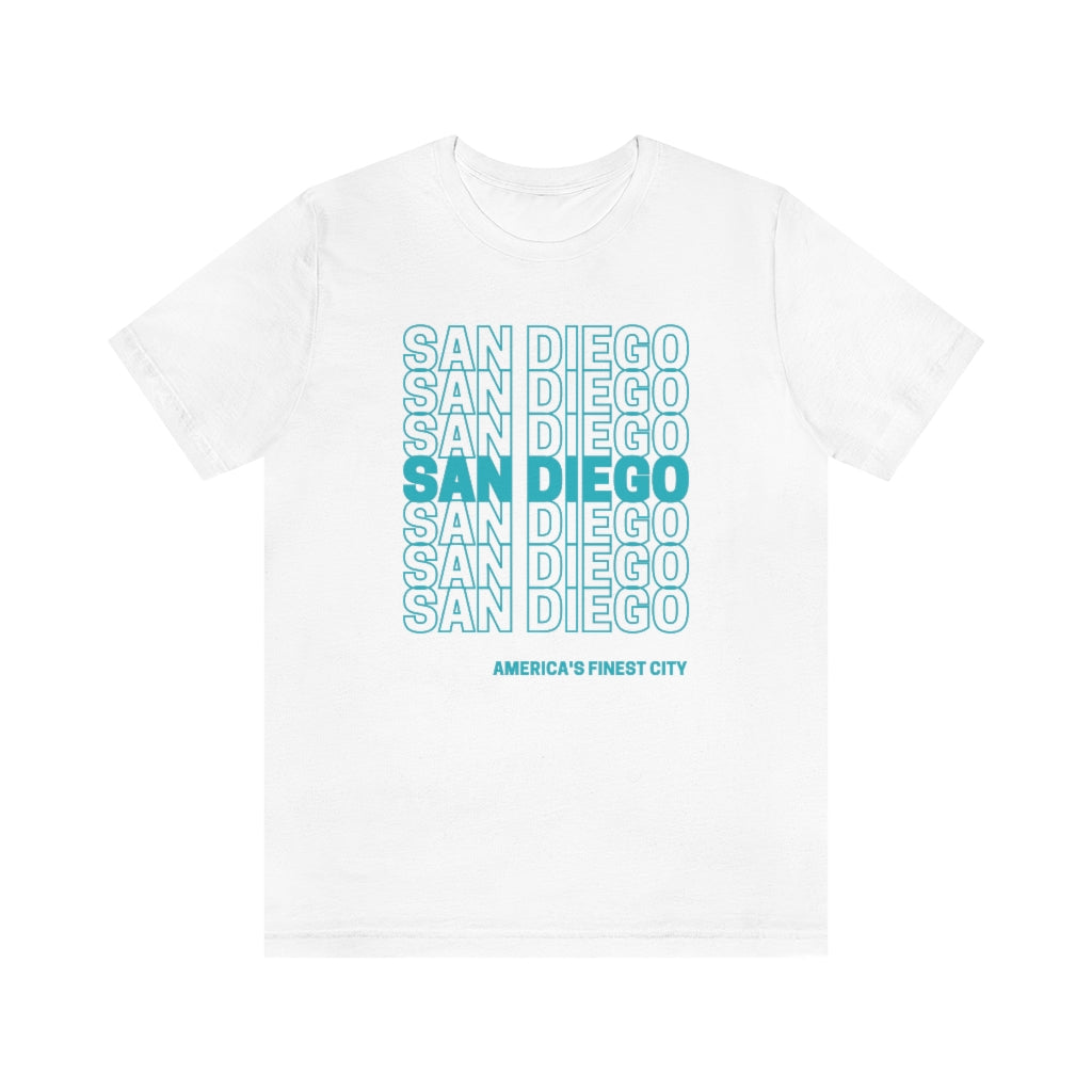 San Diego "Thank You" T-Shirt (Teal)