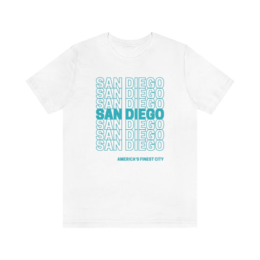 San Diego "Thank You" T-Shirt (Teal)