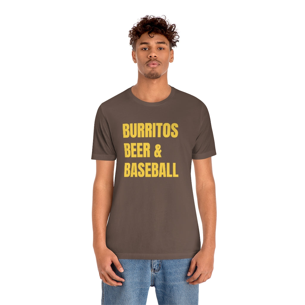 Burritos, Beer and Baseball T-Shirt