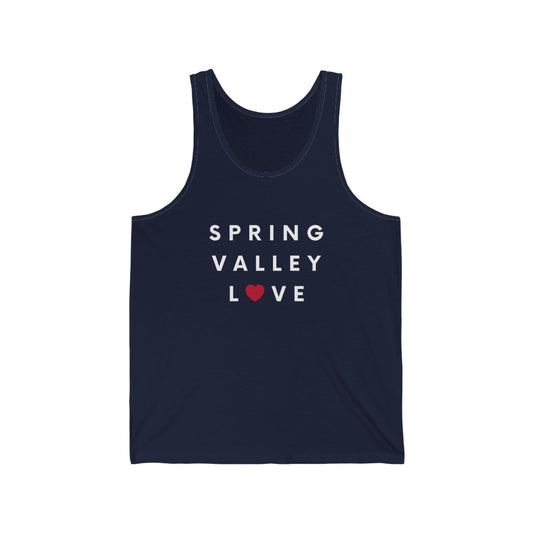 Spring Valley Love Tank, San Diego County Neighborhood Sleeveless T-Shirt (Unisex) (Multiple Colors Avail)