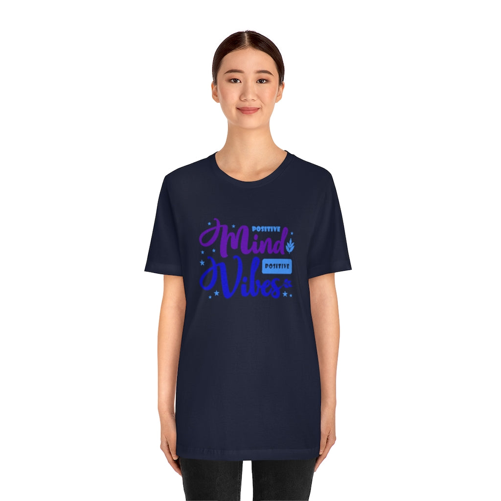 Positive Mind Positive Vibes Tee (Purple)