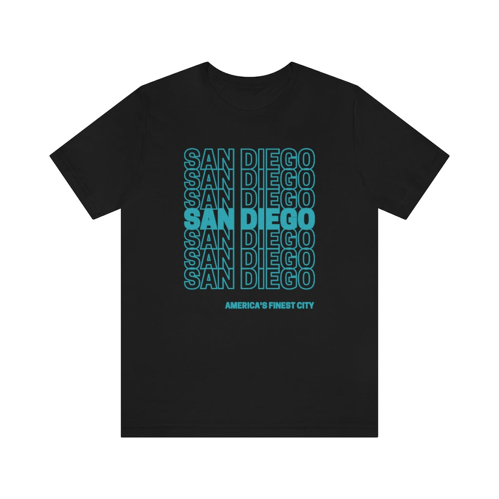 San Diego "Thank You" T-Shirt (Teal)