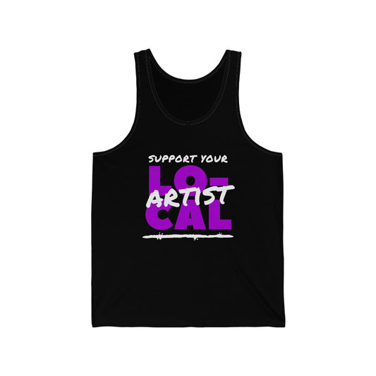 Support Your Local Artist Tank-Top (Purple)