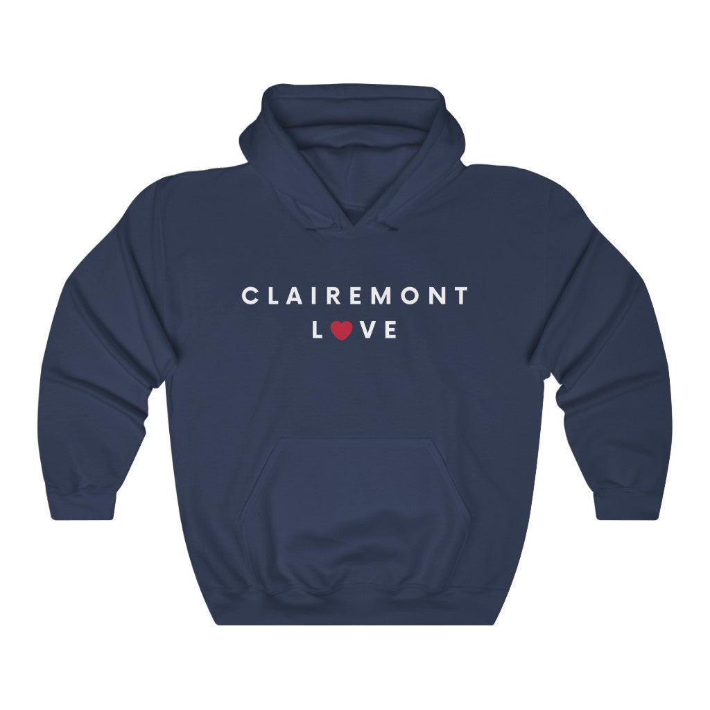Clairemont Love Hoodie, San Diego Neighborhood Hooded Sweatshirt (Unisex) (Multiple Colors Avail)