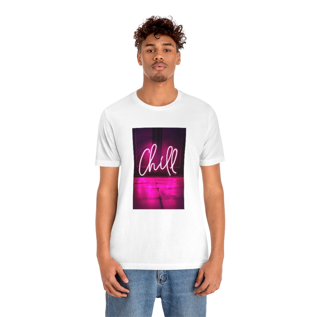 Chill Tee | Pink Neon Sign T-shirt