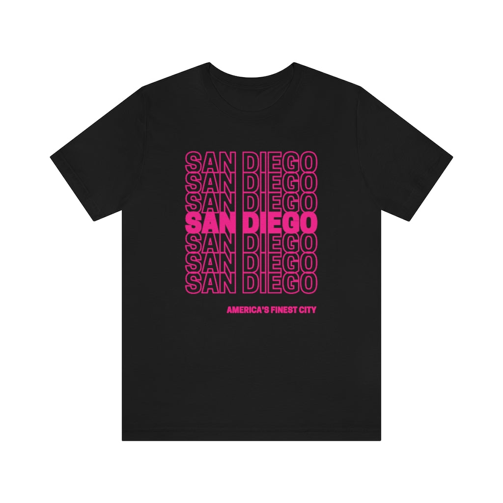 San Diego "Thank You" T-Shirt (Pink)