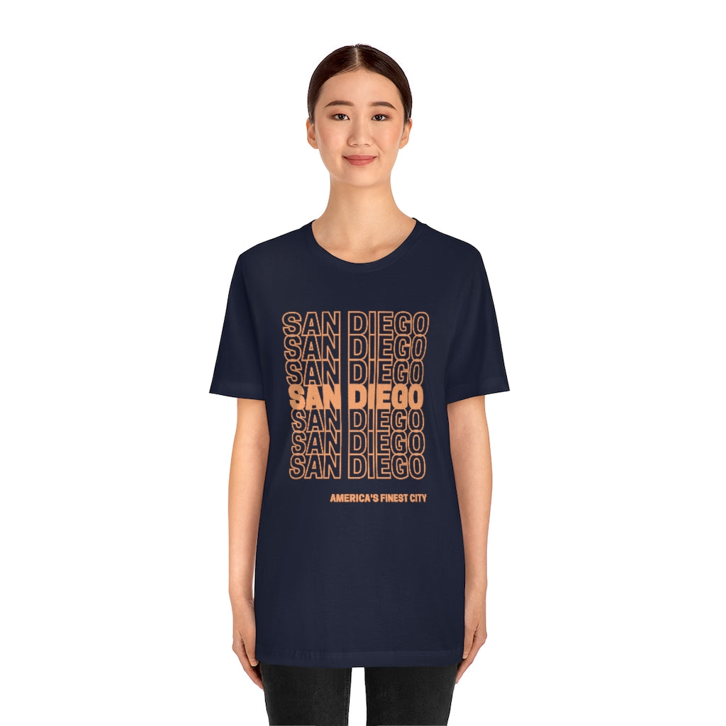 San Diego "Thank You" T-shirt | (Orange)