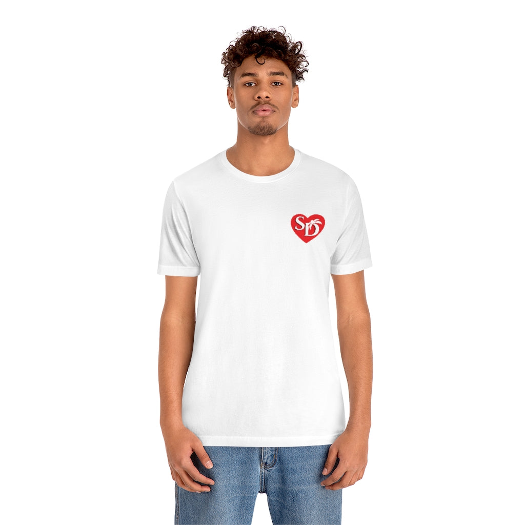 I Heart SD Mock Pocket T-shirt