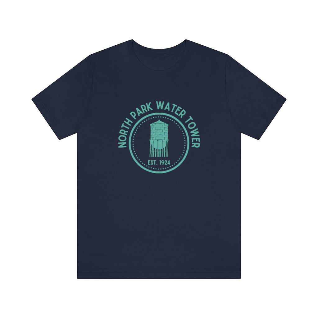 North Park Water Tower Est.Tee, NP T-Shirt (Unisex) (Green)