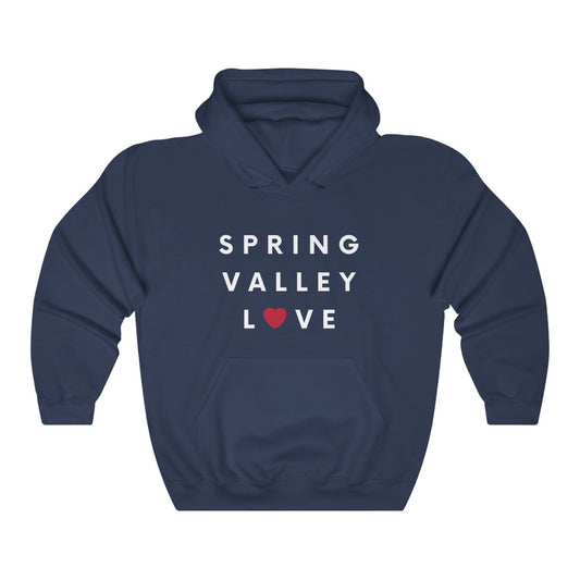Spring Valley Love Hoodie, San Diego County Hooded Sweatshirt (Unisex) (Multiple Colors Avail)
