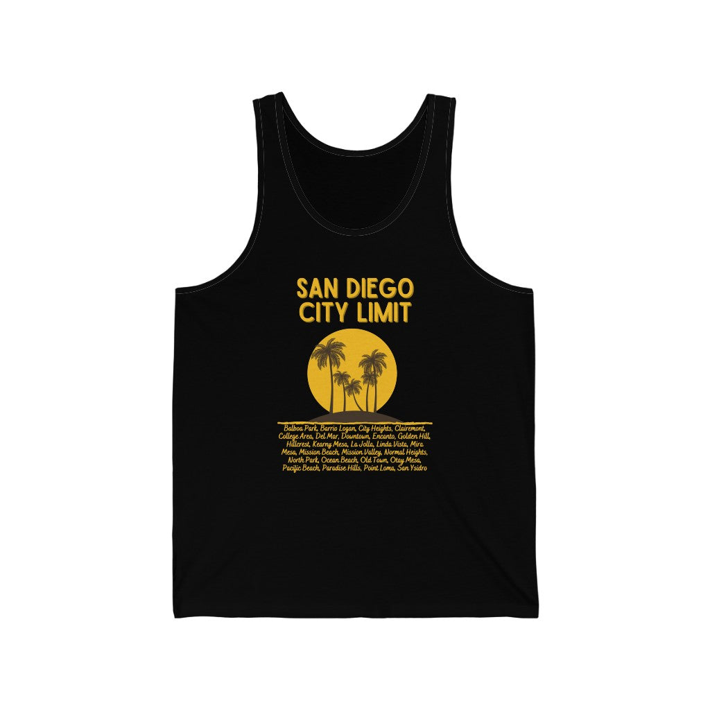 San Diego City Limit Tank | SD Areas (Brown)