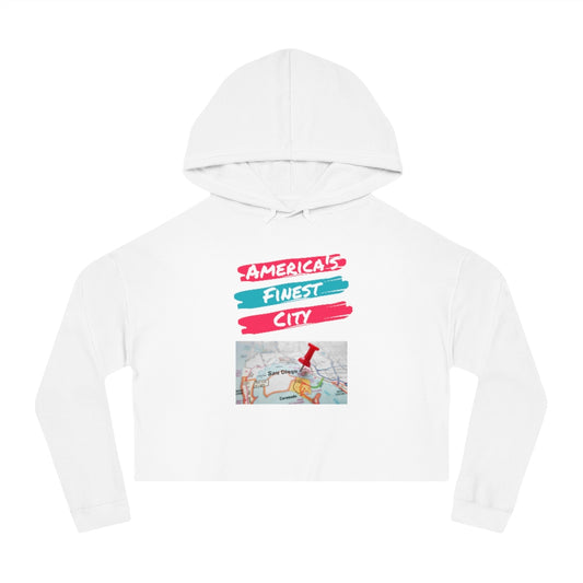 America's Finest City Women's Cropped Hoodie