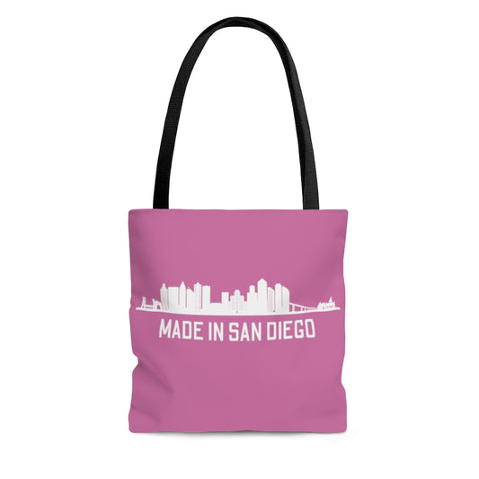 Made in San Diego Pink Tote Bag