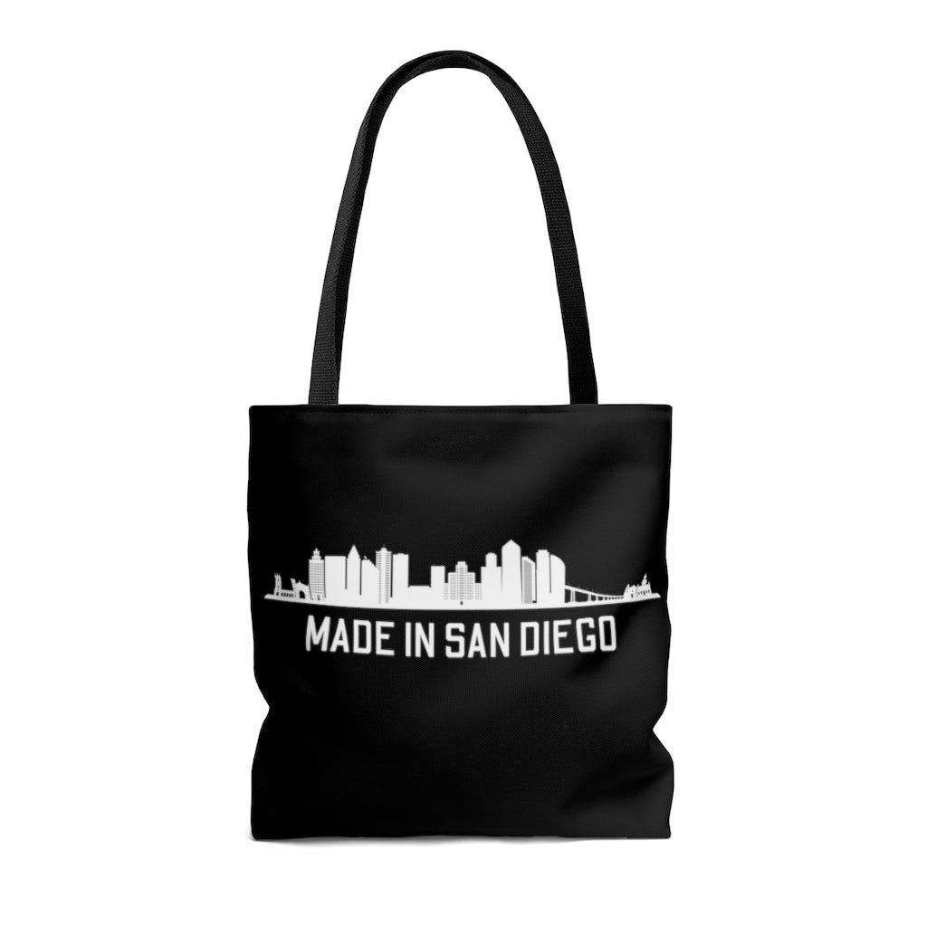 Made in San Diego Black Tote Bag