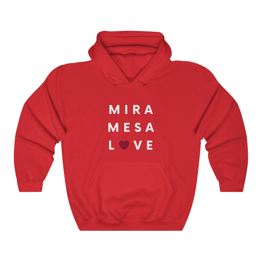 Mira Mesa Love Hoodie, SD Hooded Sweatshirt (Unisex)