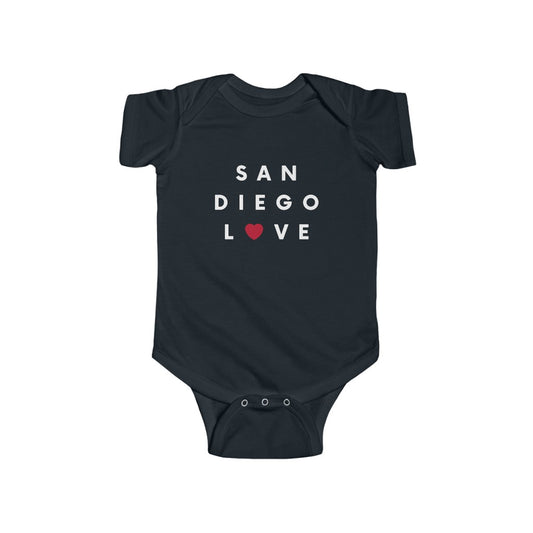 San Diego Love Baby Onesie (Dark)