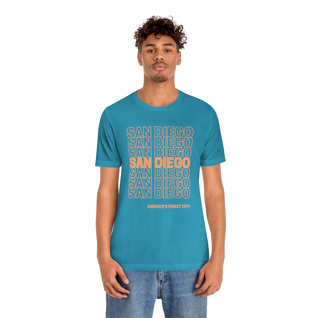 San Diego "Thank You" T-shirt | (Orange)