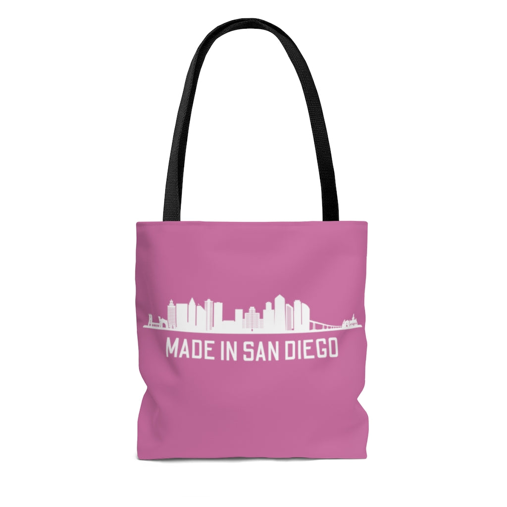 Made in San Diego Pink Tote Bag