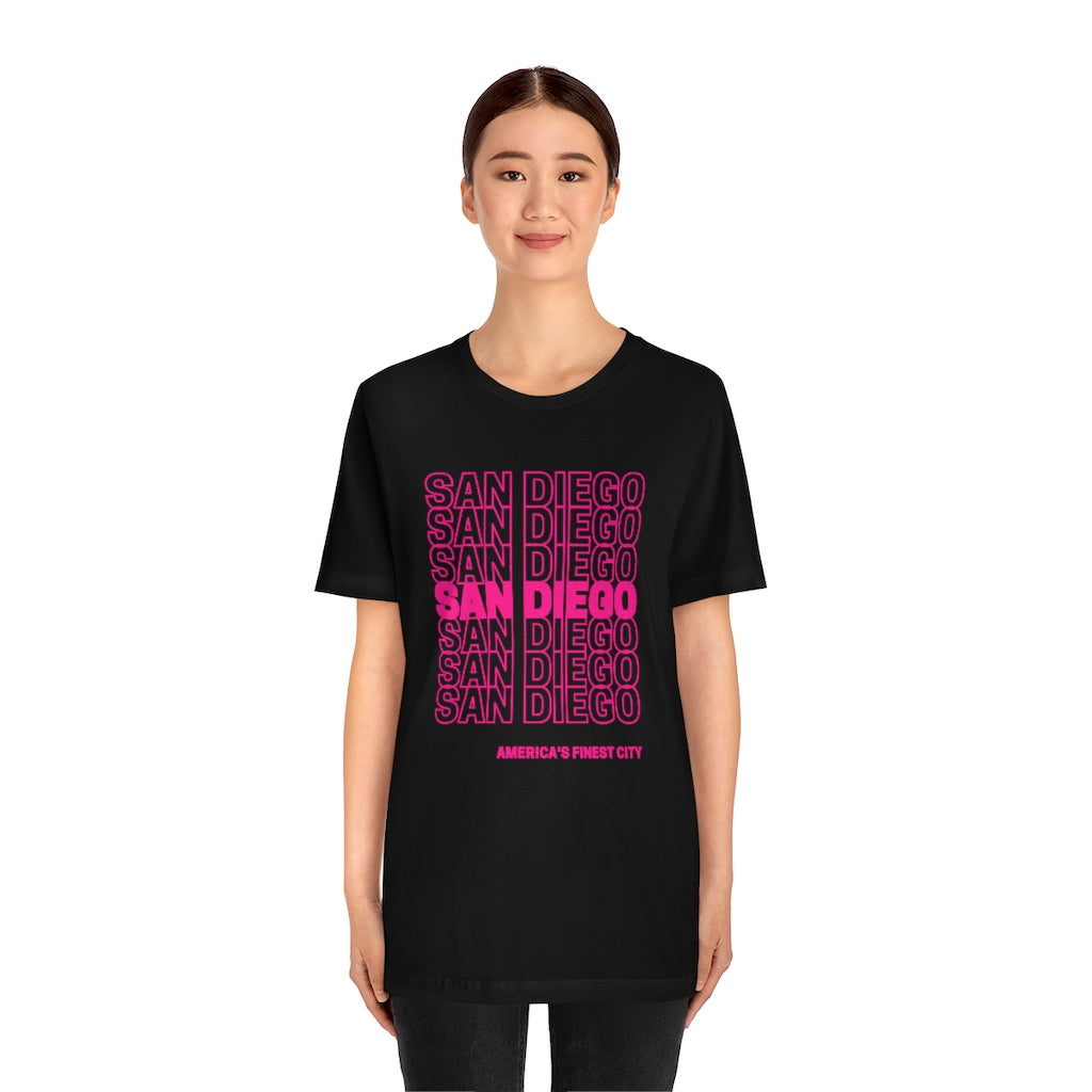 San Diego "Thank You" T-Shirt (Pink)
