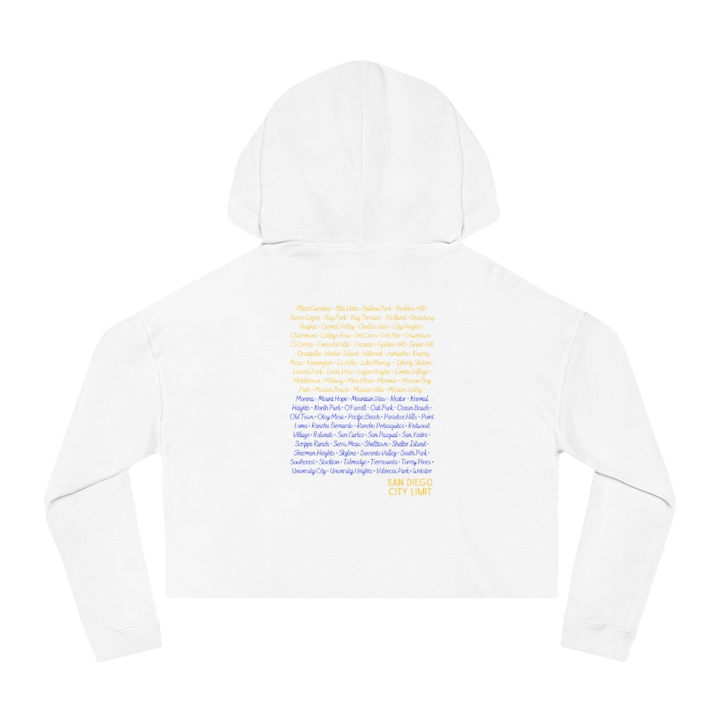 San Diego Love Co. Women's Cropped Hooded