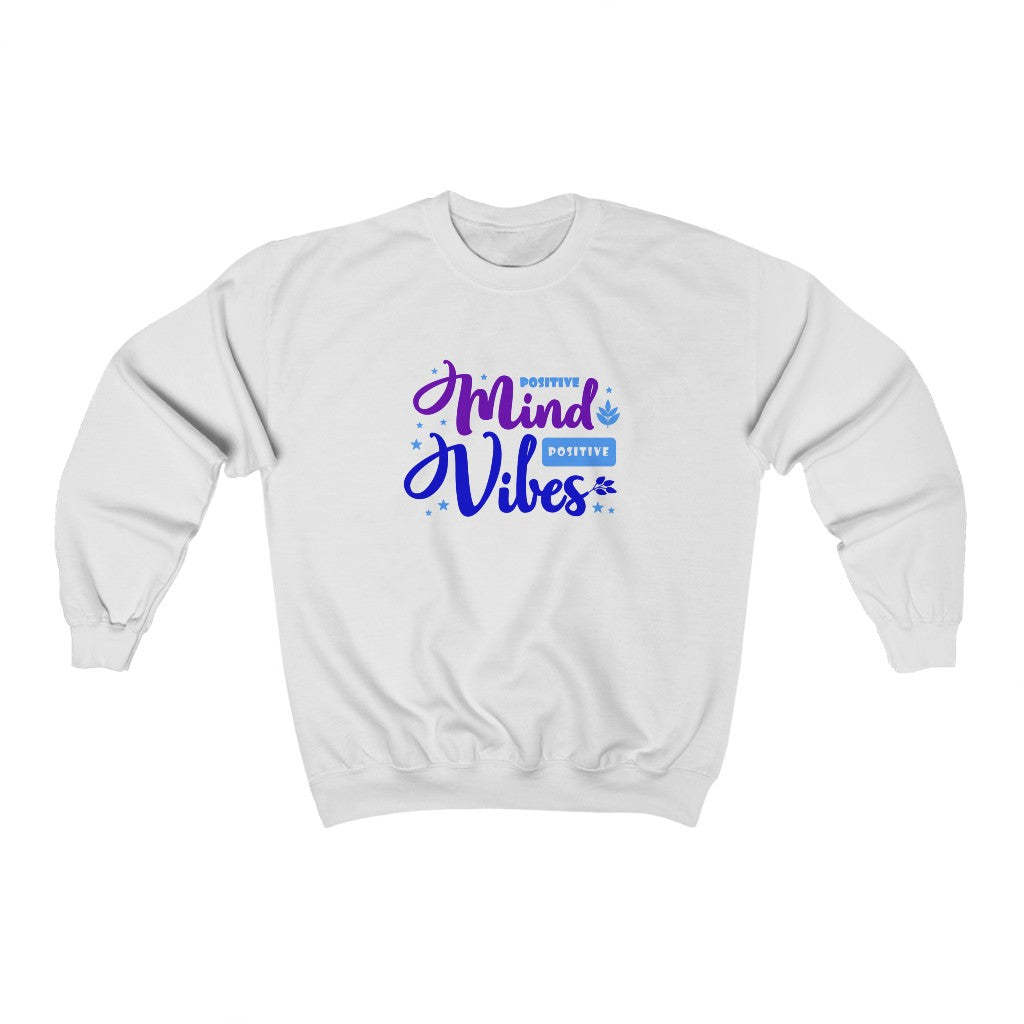 Positive Mind Positive Vibes Sweatshirt (Purple)