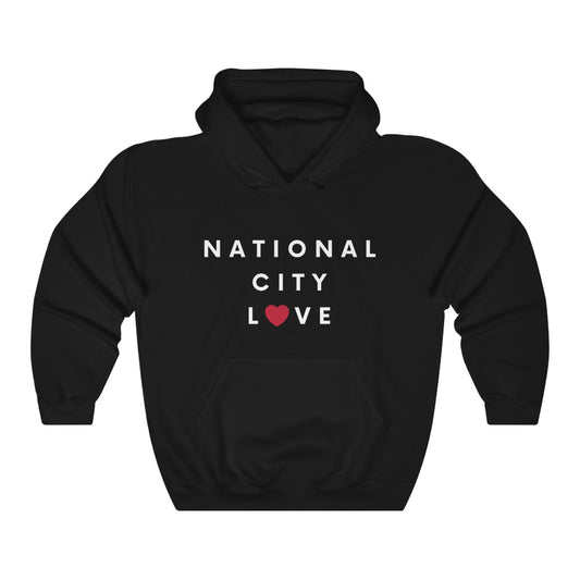National City Love Hoodie, San Diego County Hooded Sweatshirt (Unisex) (Multiple Colors Avail)