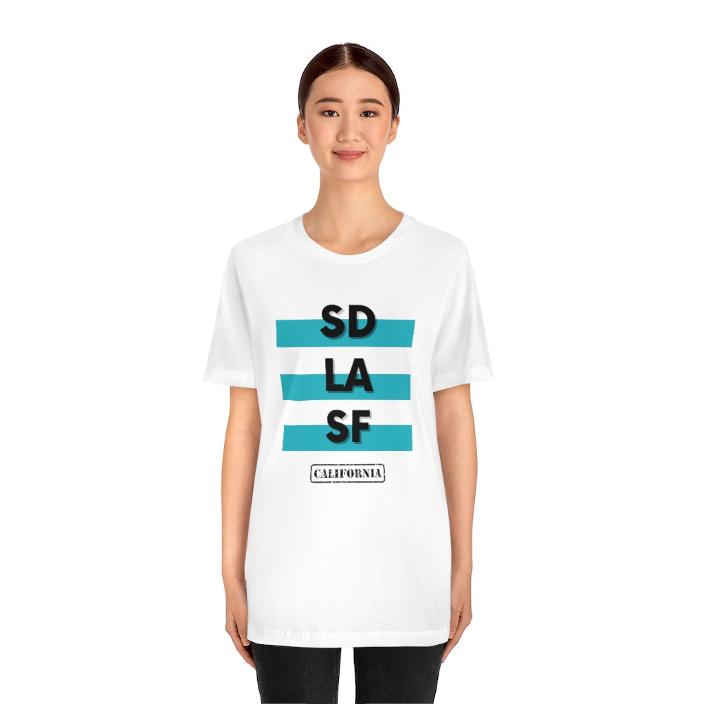 SD LA SF California Tee (Teal)
