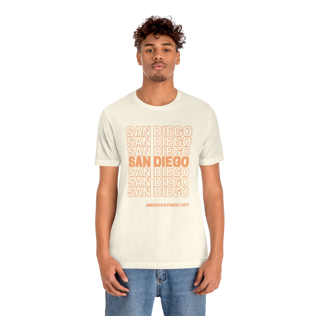 San Diego "Thank You" T-shirt | (Orange)