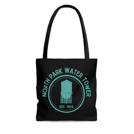 North Park Water Tower Est. Tote Bag (Green)