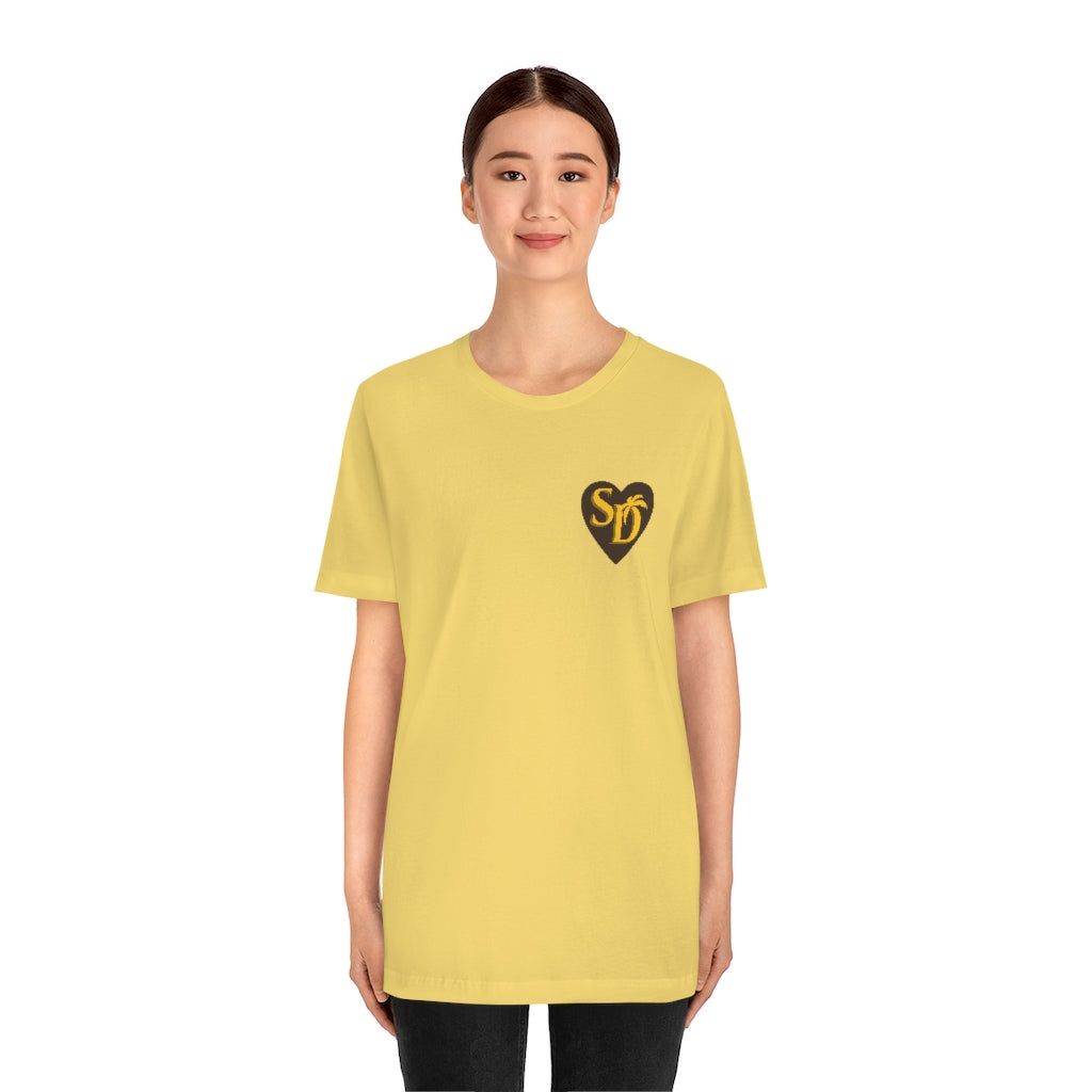 I Heart SD Brown and Gold "Mock Pocket" T-shirt