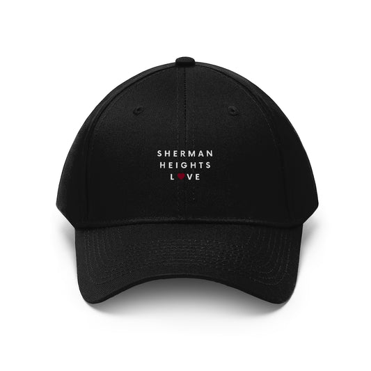 Sherman Heights Love Twill Hat, SD Dad Cap (Unisex)