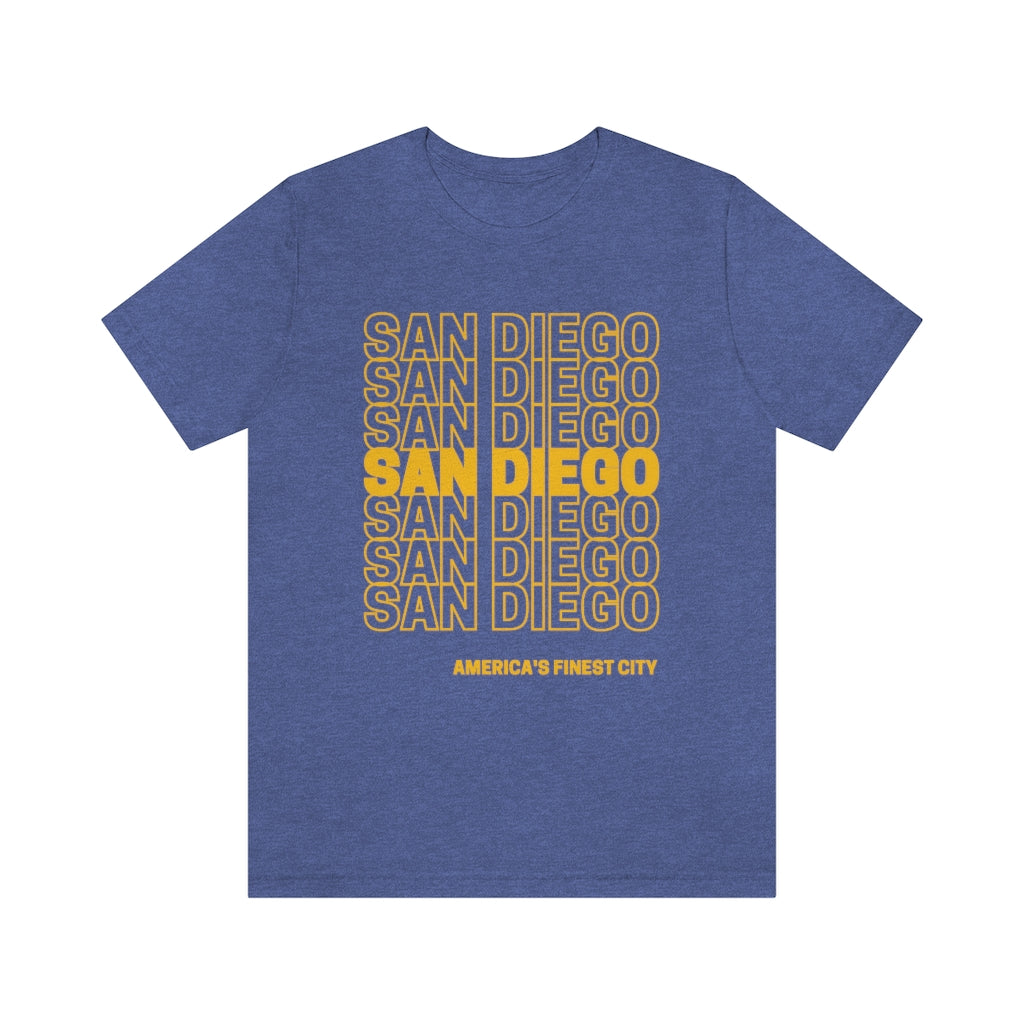 San Diego Brown and Gold T-shirt