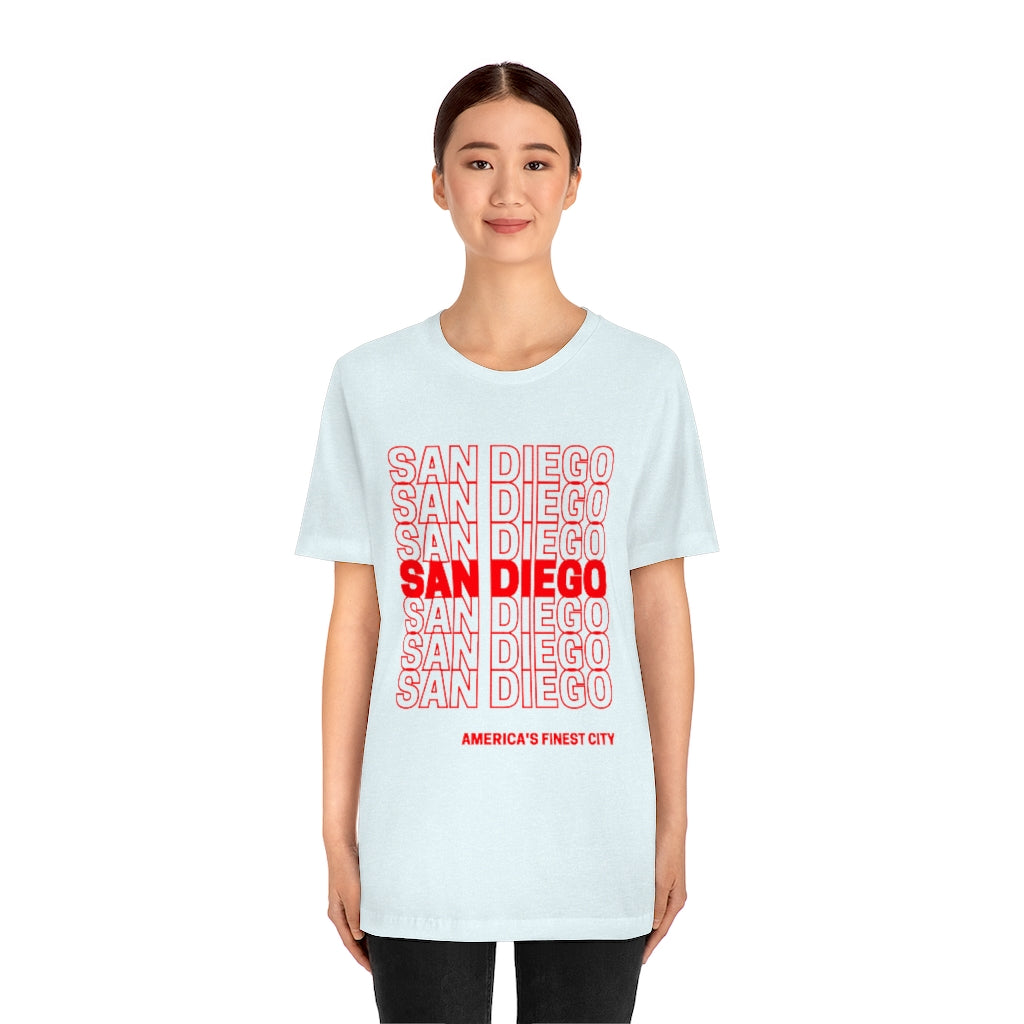 San Diego "Thank You" T-shirt (Red)