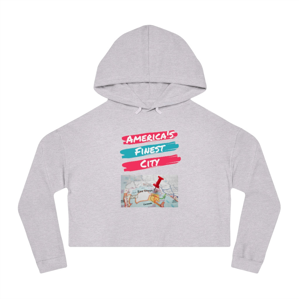 America's Finest City Women's Cropped Hoodie